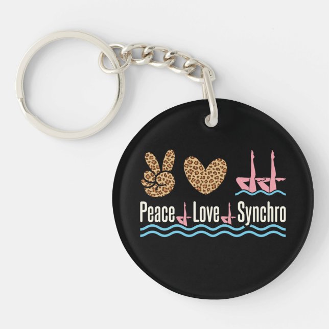 Peace Love Synchro nage synchronisée (Devant)