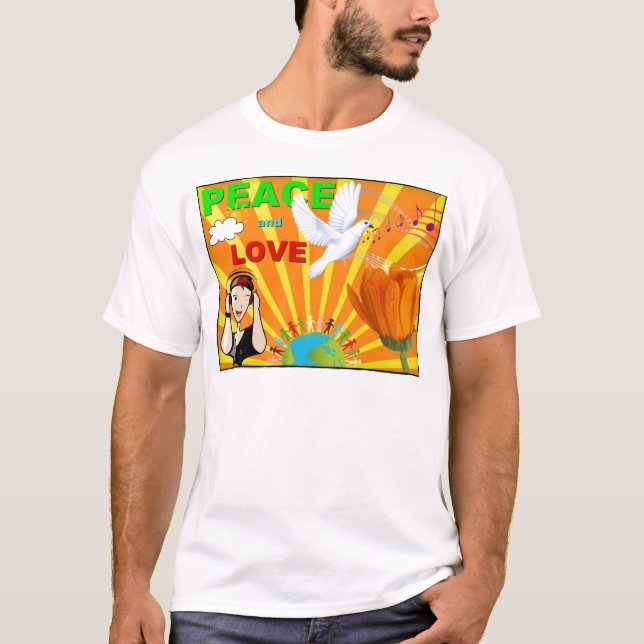 Peace & Love T-Shirt (Front)