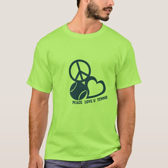 PEACE LOVE TENNIS shirt