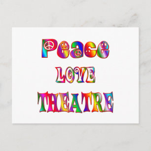 Peace Love Theatre Postcard