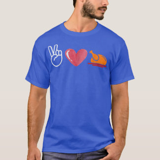 Peace Love Turkey Thanksgiving T-Shirt