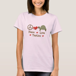 Peace Love Turtles Organic Tee
