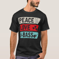 Peace Love U Bass Strings Ukelele Music U Bass Ins