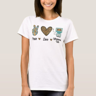 Peace Love Ultrasound Tech Sonography Sonographer T-Shirt