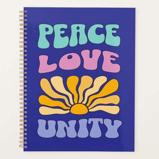 Peace Love Unity Planner (Front)