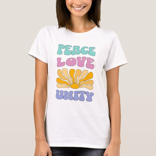 Peace Love Unity T-Shirt (Front)