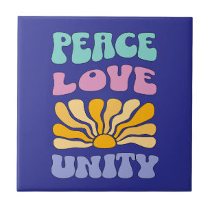 Peace Love Unity Tile