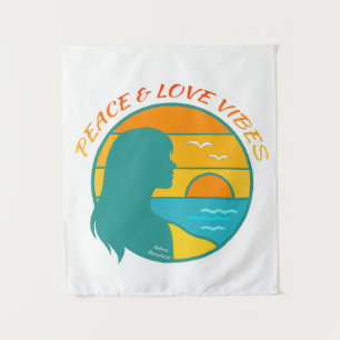 Peace & Love Vibes Tapestry