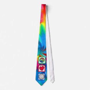 Peace, Love, Volleyball Tie