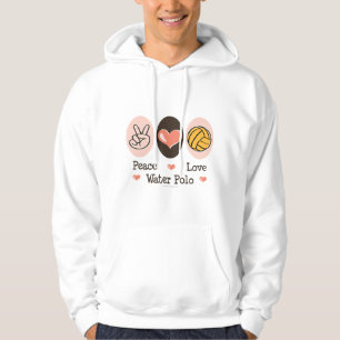 Peace Love Water Polo Hooded Sweatshirt