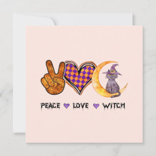 Peace Love Witch – Halloween Design
