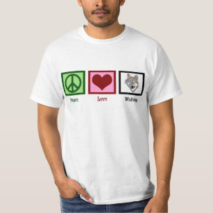 Peace Love Wolves T-Shirt