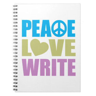 Peace Love Write Notebook