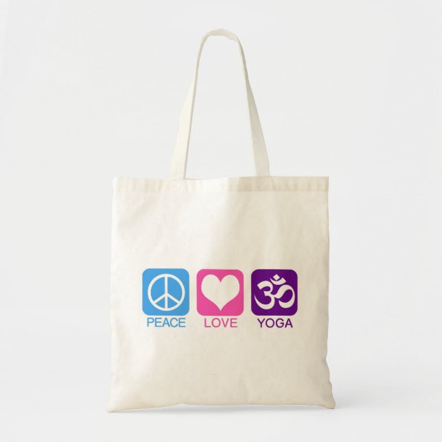 PEACE LOVE YOGA - bag (Front)