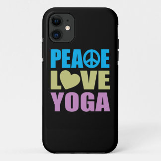 Peace Love Yoga iPhone 11 Case
