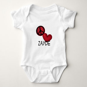 Peace Love Zayde Baby Bodysuit