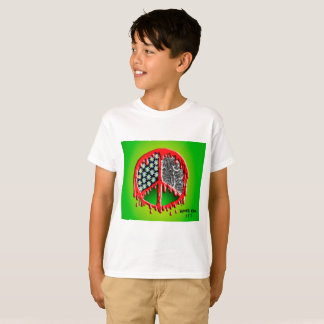 Peace Love Zombie Melt T-Shirt