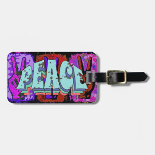 Peace Luggage Tag