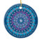 Peace Mandala Christmas Ornament