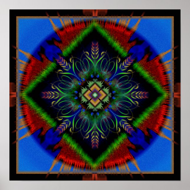 Peace Mandala Poster (Front)