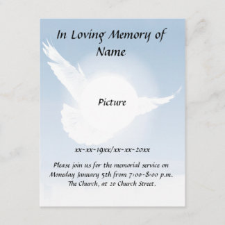 Peace Memorial Invitation