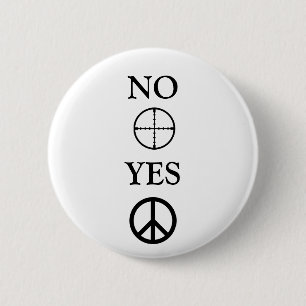 Peace Message 2 Inch Round Button