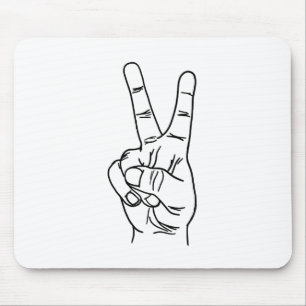 peace mouse pad