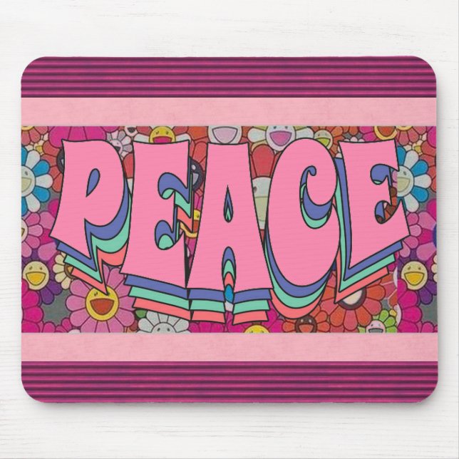 Peace Mouse Pad (Front)