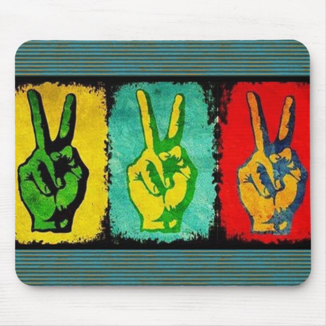 Peace Mouse Pad (Front)