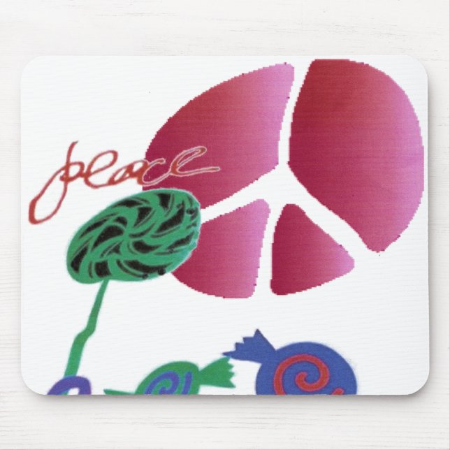 peace mouse pad (Front)