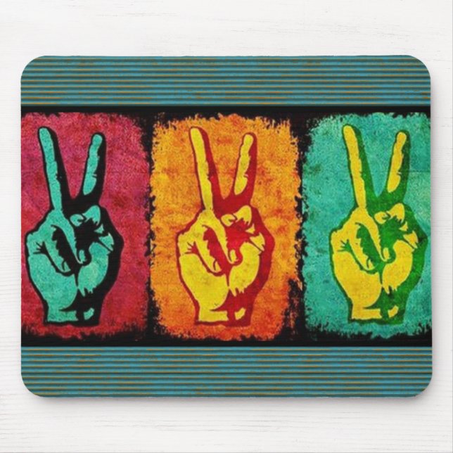 Peace Mouse Pad (Front)