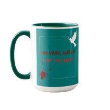 Peace Mug Stop the War Quo Vadis World