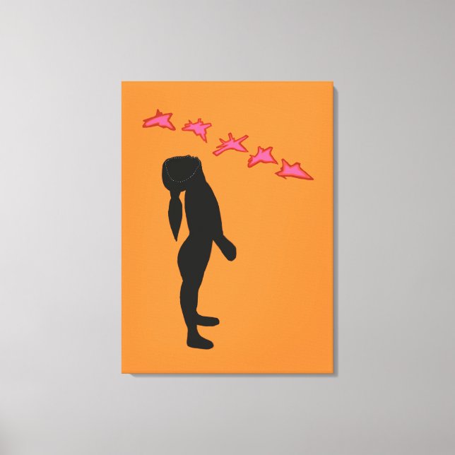 Peace, No more War Canvas Print (Front)