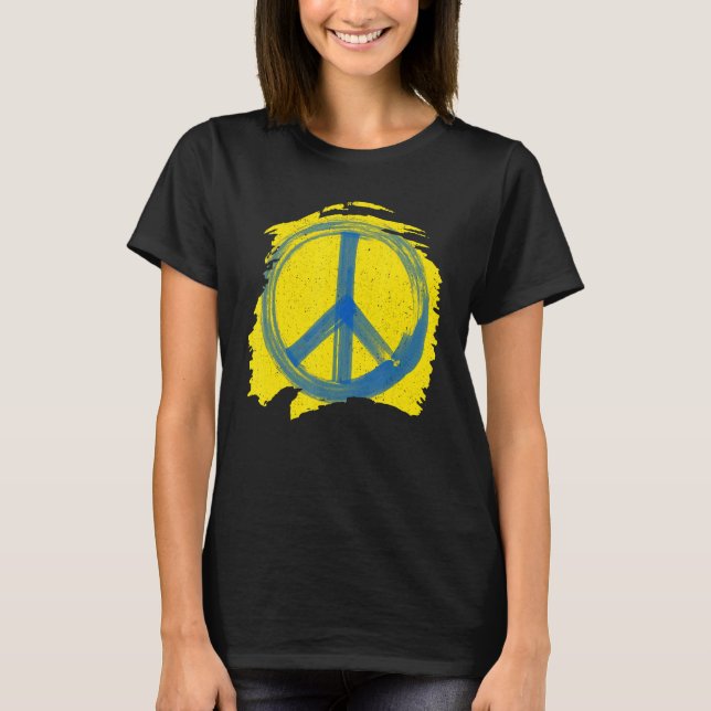 Peace  No War Paint B T-Shirt (Front)