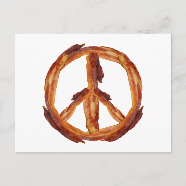 Peace Of Bacon Postcard (Front)