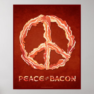 Peace of Bacon Poster