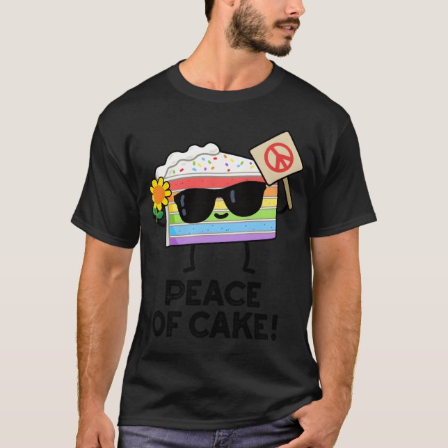 Peace Of Cake Cute Food boy T-Shirt (Front)