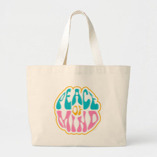 peace of mind design  large tote bag