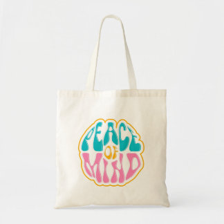 peace of mind design  tote bag