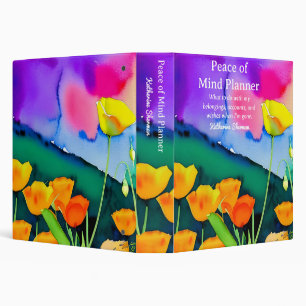 Peace of Mind End of Life Planner Estate Planning Binder