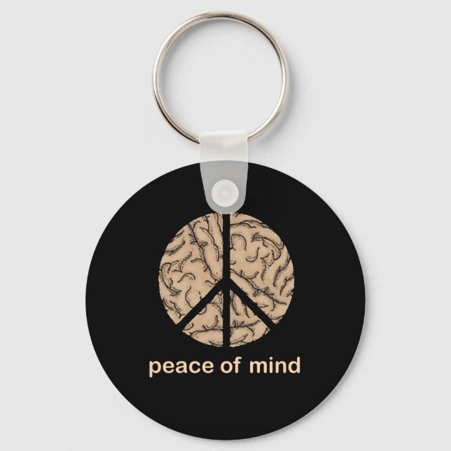 Peace of Mind Keychain (Front)