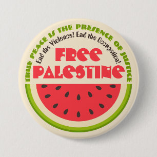 Peace of Watermelon 3 Inch Round Button