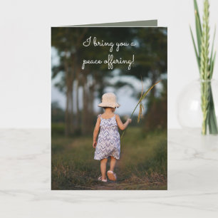 PEACE OFFERING SORRY CARD