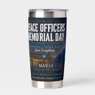 Peace Officers Memorial Day London Bridge Insulated Tumbler