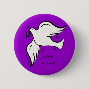Peace on Earth 2 Inch Round Button