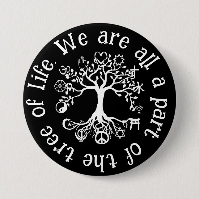 Peace on Earth 3 Inch Round Button (Front)