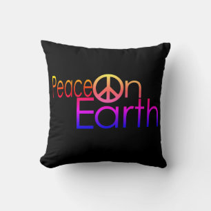 Peace on Earth #3 Throw Pillow