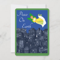 Peace on Earth Angel avec carte plat Dove