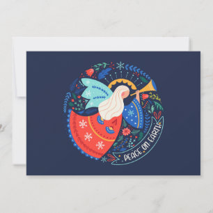 Peace on Earth Angel Design Card