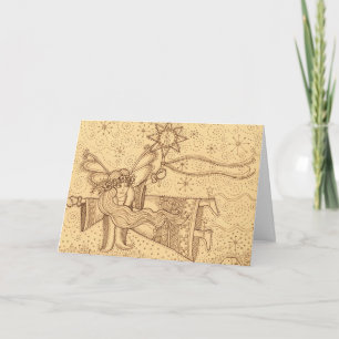 Peace on Earth Angel Holiday Card